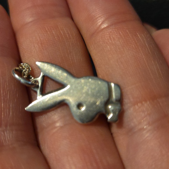 Silver 925 Playboy Original Pendant Necklace - Picture 5 of 9